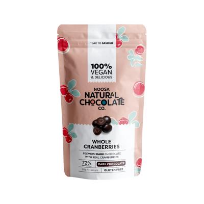 Noosa Natural Chocolate Co. Dark Chocolate Whole Cranberries 125g